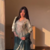 Golden Embroidered Kaftan Dress