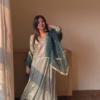 Golden Embroidered Kaftan Dress