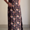 Blue Printed Strap Kurta Set